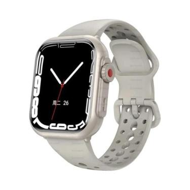 Imagem de Relógio Inteligente Feminino Com Tela Touchscreen HD 3D De 1,85 Polega