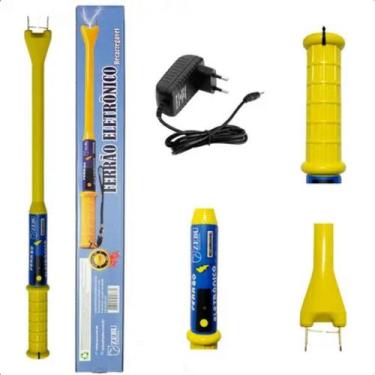 Imagem de Bastão picana ferrão elétrico de manejo choque 12000v para gado bovino