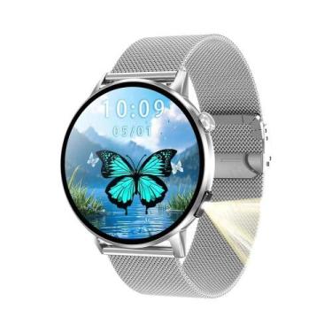 Imagem de Relógio Inteligente Ultra-Fino Feminino Com Display Sempre Ativo Lante