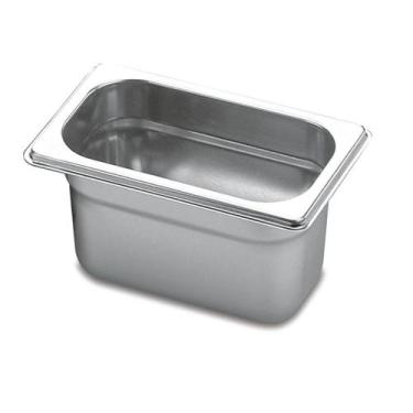 Imagem de Cuba Gastronômica Aço Inox GN 1/9 65mm Gourmet Mix Compacta e Profissi
