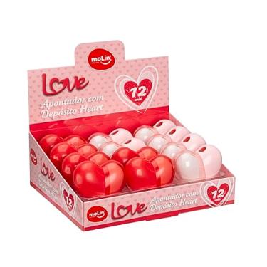 Imagem de Apontador 2x1 Coração - Display com 12 Unidades