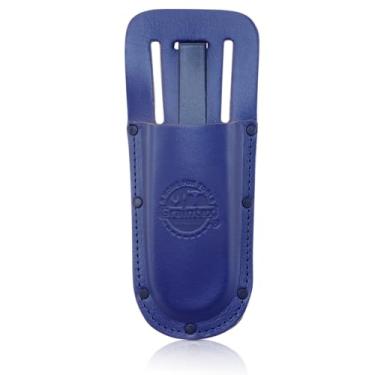 Imagem de Graintex Coldre de tesoura de poda e alicate para cinto de ferramentas, bolsa de couro para alicates, tesouras de jardim, tesouras de poda para fácil acesso com clipe, faca de couro e bainha de
