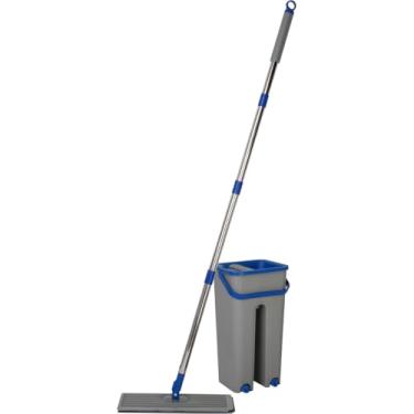 Imagem de Rodo Flat Mop E Balde Lava E Seca Com 2 Refil Sortido