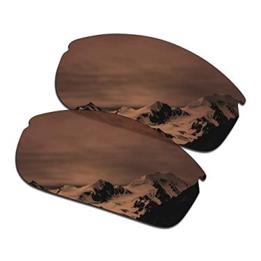Imagem de SmartVLT Lentes femininas de substituição marrom âmbar para óculos de sol Oakley Commit SQ OO9086