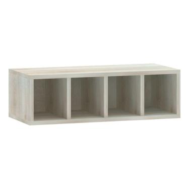 Imagem de Nicho Garrafeiro Horizontal Luciane 60 Cm Lis Legno Crema