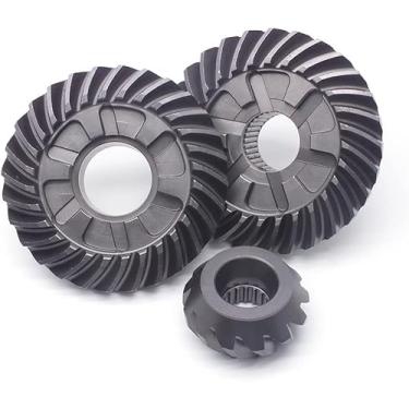 Imagem de OVERSEE Kit de engrenagem 68V para motor de popa Yamaha 4T F75 F90 F115 28 dentes Engrenagem dianteira 68V-45560 Engrenagem de pinhão 68V-45551-00 Engrenagem de ré 68v-45570, metalocromo