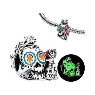 Imagem de Pingentes De Prata 925 Para O Natal, Charms Da Disney, Caveira Poker J