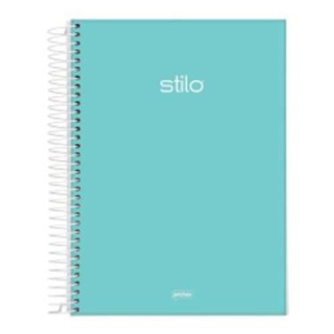 Imagem de Caderno Universitário Capa Dura 10 Matérias Verde 160 Folhas