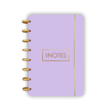 Imagem de Caderno de Disco Flex A5 Lilás com 80 folhas abyara graf (tipo caderno inteligente)