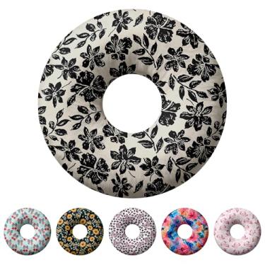 Imagem de Travesseiro de piercing de orelha para dormir de lado, travesseiros com furos para dor de ouvido, travesseiro de donut para adultos, CNH, alívio de dor de ouvido, almofada de pressão e orifício no