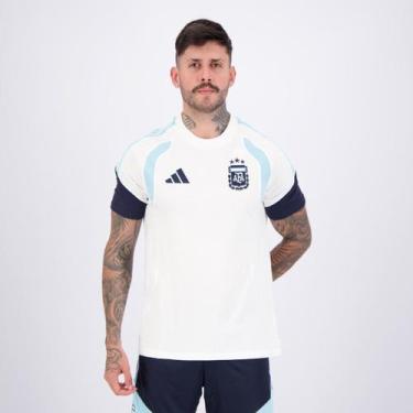 Imagem de Camiseta Adidas Argentina Tiro 2026 Branca, M