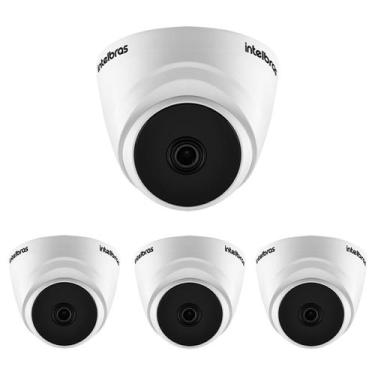 Imagem de Kit 4 Câmeras Multi HD 2 Megapixels 20m VHD 1220 D Intelbras