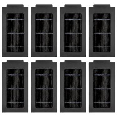 Imagem de (Pacote com 8) Filtros de substituição Omni T50 compatíveis com ECOVACS DEEBOT T50 Omni/ T50 Pro Omni/ T30C Omni Robot Vacuum, kit de acessórios, filtro de vasilha, filtro de vácuo, filtro vertical