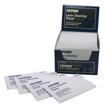Imagem de Lenço de papel para limpeza de lentes de foto e vídeo TIFFEN 50FLS - 50 folhas