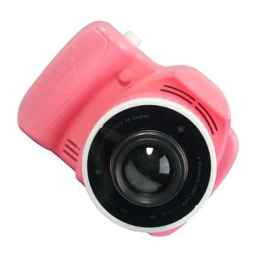 Imagem de Toyvian Câmera Infantil Com Projetor: Câmera de Vídeo de Plástico Com Música - Inclui Usb, Cartão de Memória E Cordão - Perfeita para Meninos E Tirarem Fotos Em Viagens E Acampamentos (rosa)