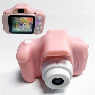 Imagem de Camera Infantil Digital Tira Foto De Verdad Filmadora Infantil Mini Maquina Fotografica Fotografa E Filma (Rosa[Sem capa protetora])
