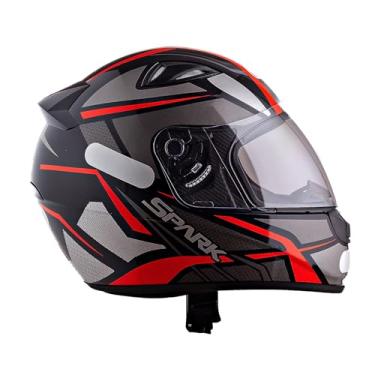 Imagem de Capacete Moto Fechado Ebf Spider Vermelho (60)