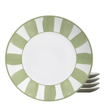 Imagem de Jogo 4 Pratos Raso Coup Nature By Aurora 29cm Cerâmica Alleanza