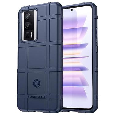 Imagem de IDEWEI Capa para Xiaomi Redmi K60, fibra de carbono refinada, anti-queda, anti-impressões digitais, proteção integral. A capa do telemóvel é compatível com Xiaomi Redmi K60