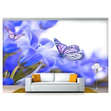 Imagem de Papel De Parede Floral Flores Textura Sala 3D 3M² Xfl221 - Você Decora