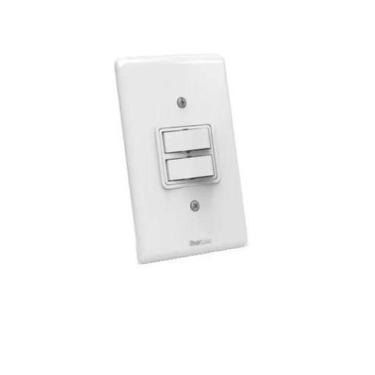 Imagem de Interruptor Teclas Simples Enerbras - Duplo Branco