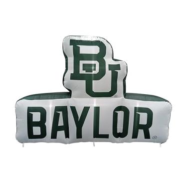 Imagem de FANMATS Mascote inflável NCAA Baylor Bears - Expositor inflável autoinflável, ventilador e cordões embutidos, logotipo oficial da equipe – mostre seu espírito durante todo o ano