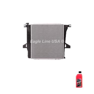 Imagem de Kit Radiador Ford Ranger 2.5 98/04 2.8 Max + Aditivo Radiador Paraflu Rosa 1L