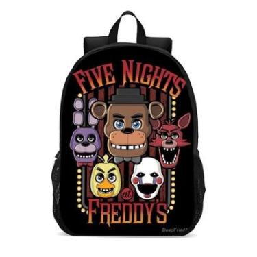 Imagem de Mochila Escolar Infanto Juvenil Jogos Fnaf Novidades 0409-Unissex