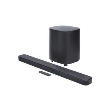 Imagem de Soundbar JBL Bar 500 com 5.1 Canais Wireless 375W  RMS, Tecnologia MultiBeam 3.0™ e Dolby Atmos®