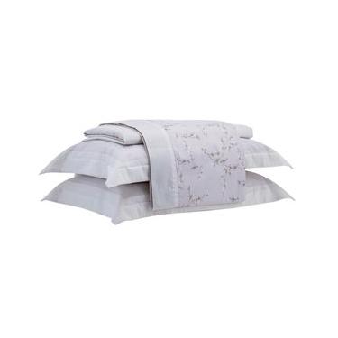 Imagem de Jogo De Cama Satinee Estampado Cherry Casal 300 Fios 220X260cm - Kacyumara Casal
