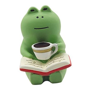 Imagem de Naroote Requintado Estátua de Mesa de Gato, Escultura de Animal Fofo, Ornamento de Resina, Ideal para Decoração de Estante de Sala de Estar (#14)