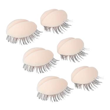 Imagem de Generic Pálpebras Com Cabeça de Manequim, 3 Pares de Pálpebras de Silicone Com Cílios para Iniciantes Em Salão (#1)