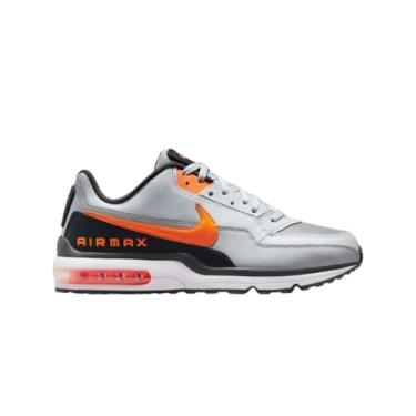 Imagem de Nike Air Max Ltd, calçados esportivos, cinza/laranja/preto, sola Air Max, Cinza, 10.5 Women/11 Men
