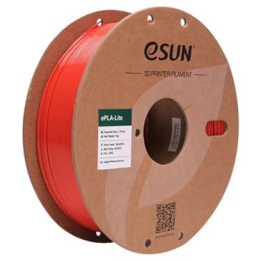 Imagem de Filamento Para Impressora 3d PLA Lite Esun 1kg 1.75mm Cor Vermelho Red