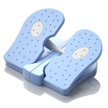 Imagem de RiToEasysports Foot Stepper Mini Stepper Trainer Com Pedais Antiderrapantes Equipamento de Exercícios Dobráveis ​​para Treino de Pernas Em Home Office Leve Design Compacto Nylon Reforçado (#13)