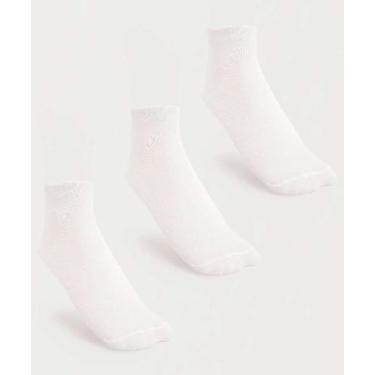 Imagem de Kit 5 Meias Infantil Soquete MR-29670, Branco, 30/33