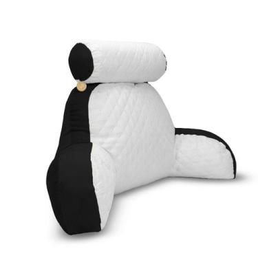 Imagem de Almofada Encosto Para Dores nas Costas Com Apoio Lombar E Braços Melho