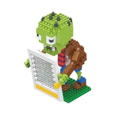 Imagem de Conjunto De Blocos De Montar Plants Vs Zombies, Personagens Do Jogo De