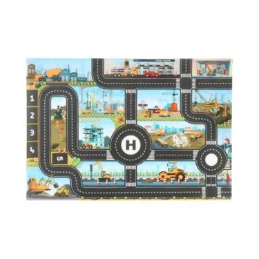 Imagem de Tapete De Atividades Para Bebês Com Mapa De Trânsito Urbano, Estaciona