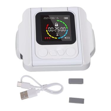 Imagem de Generic Caixa de Bloqueio de Telefone Portátil Com Temporizador de Autocontrole, Armário de Telefone Celular para que Os Alunos Se Concentrem Nos Estudos, Reduzam o Tempo de Tela e (Branca)