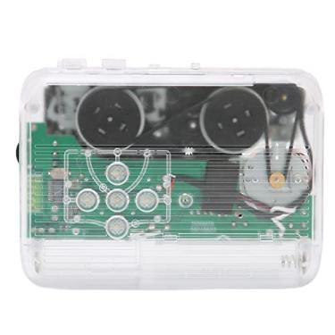 Imagem de aqxreight Leitor de Cassetes Com Reversão Automática de Fita de áudio Sem Fio Leitor de Cassetes Com Fonte de Alimentação USB para Preferências Laterais, Em DIR Música, Escolha Você Pode Usar Ambos