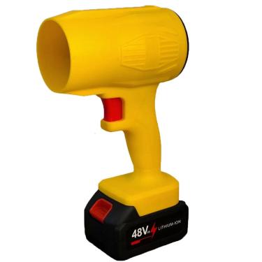 Imagem de Soprador Po Ar Sujeira Turbo Limpeza Jardim Carro Churrasqueira Seca Automotivo Bateria Portatil Sem Fio Recarregavel