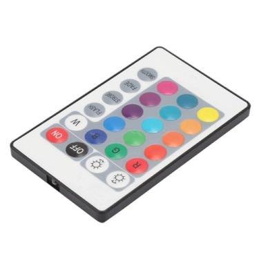 Imagem de Generic Faixa de Luz Led Rgb Controle Remoto Sem Fio Usb 24 Teclas Controlador de Efeito de Lâmpada para Decoração de Casa Quarto Festa (#01)