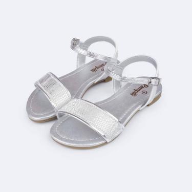 Imagem de Sandália Pampili Iris texturizada prata