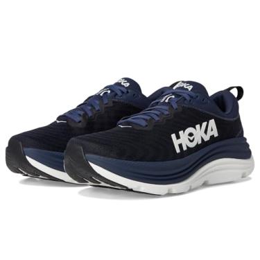 Imagem de HOKA ONE ONE Gaviota 5 Tênis masculino, Varsity azul marinho/branco, 45