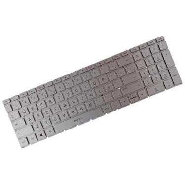 Imagem de Teclado mBook para HP Pavilion 15-DW2638CL, 15-CW1095NR Cor Prata