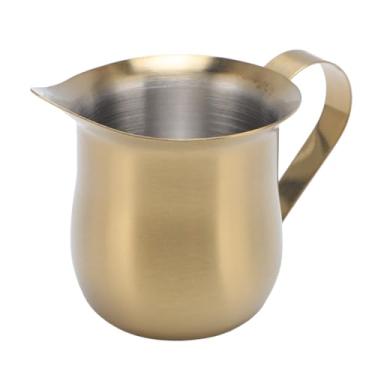 Imagem de GLOGLOW Suprimentos de café e chá Em Aço Inoxidável 304, Tom Dourado, Jarro de café para Latte Art, Jarro para Espuma de Leite para Uso Doméstico e Em, Nan (90ml)