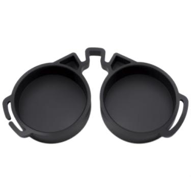 Imagem de HAJXZH 1 tampa de proteção ocular de borracha de 43 a 44 mm para a maioria dos binóculos