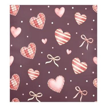 Imagem de Blueangle Capa magnética para lava-louças, laço de fita de dia dos namorados, decoração da capa da máquina de lavar louça, adesivos de eletrodomésticos, adesivos de eletrodomésticos, 58 cm C x 66 cm