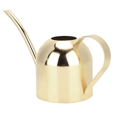 Imagem de Cocoarm 500ml Regador de Plantas Em Aço Inoxidável, Jarro de Água Com Bico Longo para Plantas Internas e Externas, Alça Ergonômica, Bico Longo para Regar 22x9x9cm (GOLD)